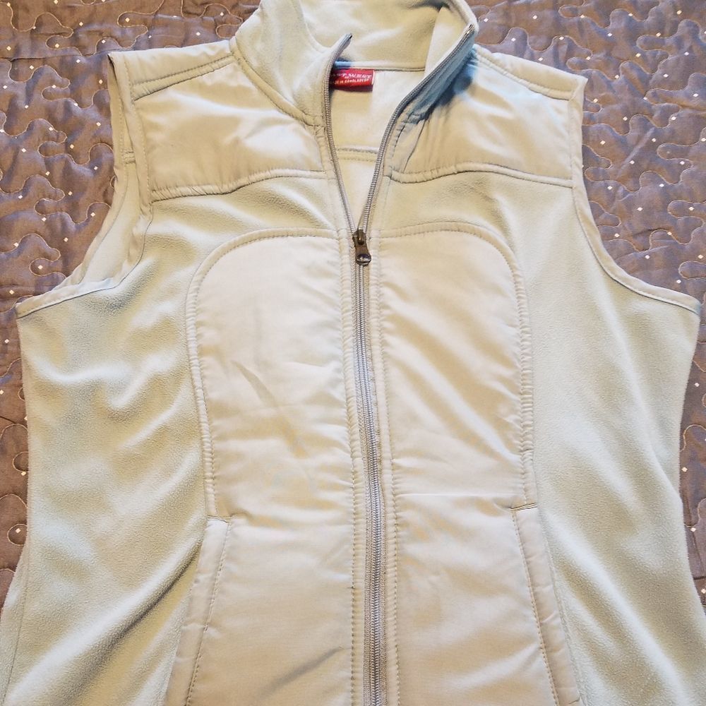 East West light blue vest size medium
